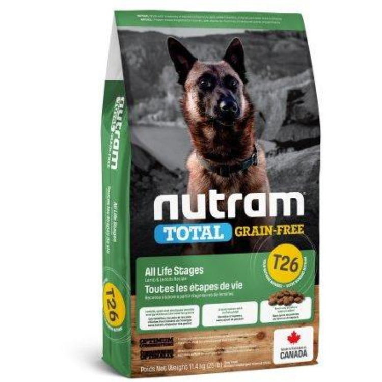 NUTRAM TOTAL T26 nourriture pour chien toutes étapes de vie et toutes races à l'agneau