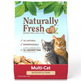 Naturally Fresh litière de noix de grenoble agglomérante pour chat