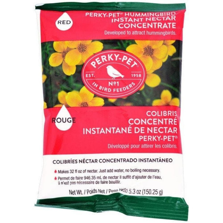 PERKY-PET concentré instantané de nectar rouge pour colibri