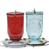PERKY-PET Mason Jar, mangeoire à colibri en verre