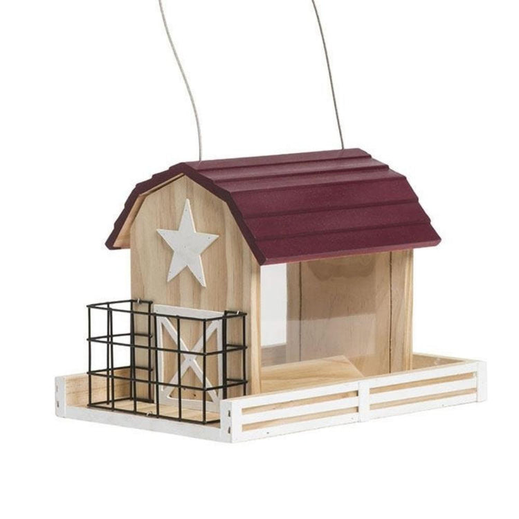 PERKY-PET Star Barn, mangeoire pour oiseaux d'extérieur