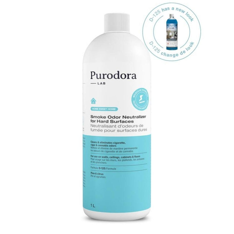 Purodora LAB, neutralisant d’odeurs de fumée pour surfaces dures - Anciennement D-125