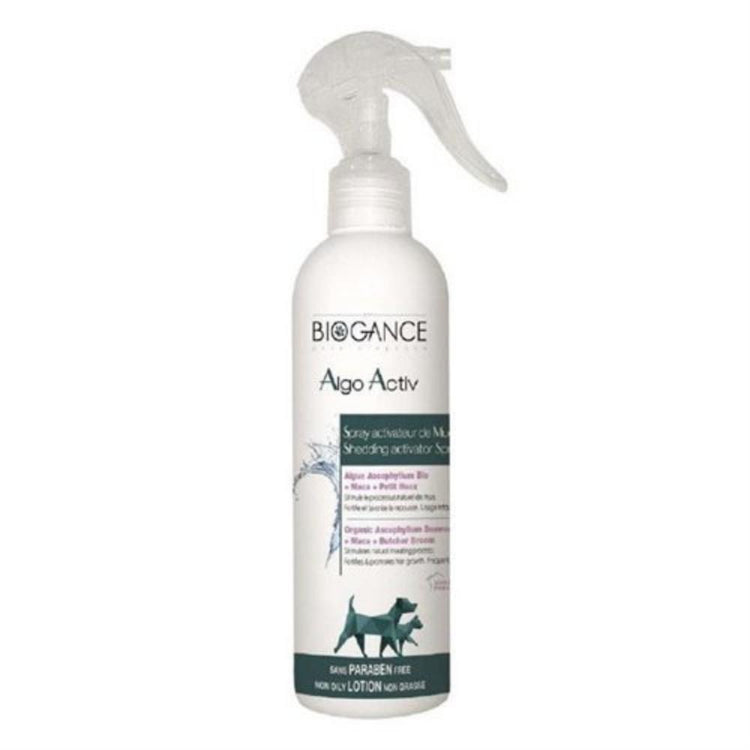 BIOGANCE Algo Activ, spray activateur de mue pour chien et chat
