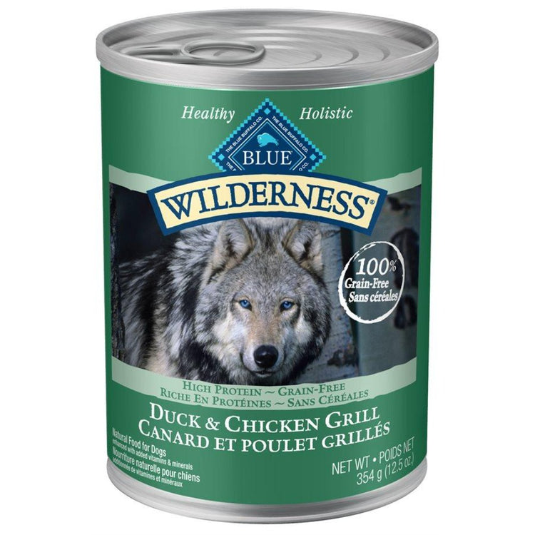 BLUE Wilderness nourriture pour chien adulte au canard et poulet grillés0