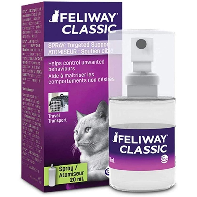 CEVA FELIWAY Classic, Atomiseur pour soutien ciblé pour calmer les chats