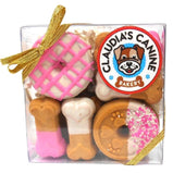 Claudia's canine bakery biscuit pour chien - Boîte ensemble Passion rose