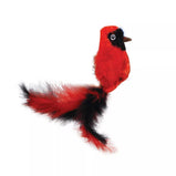 COASTAL Turbo jouet réaliste oiseau rouge, jouet pour chat