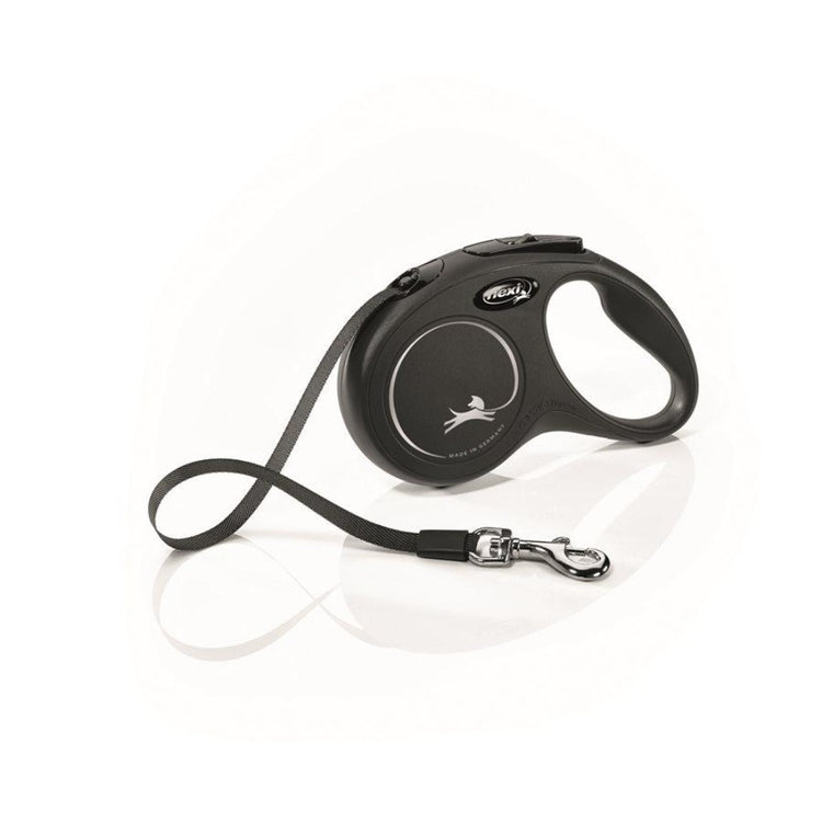Flexi ruban classique 5m, laisse rétractable pour chien