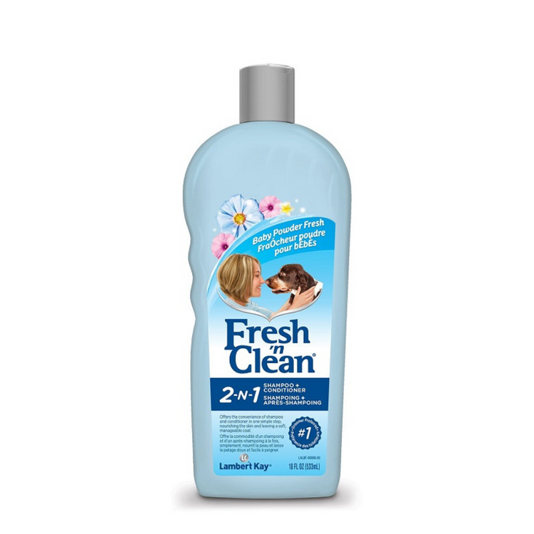 FRESH'N'CLEAN Shampoing revitalisant, 2 en 1, poudre de bébé
