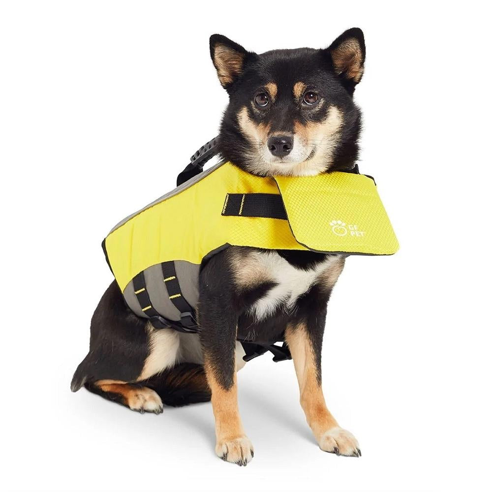 Gilet de sauvetage pour chiens (jaune, M)