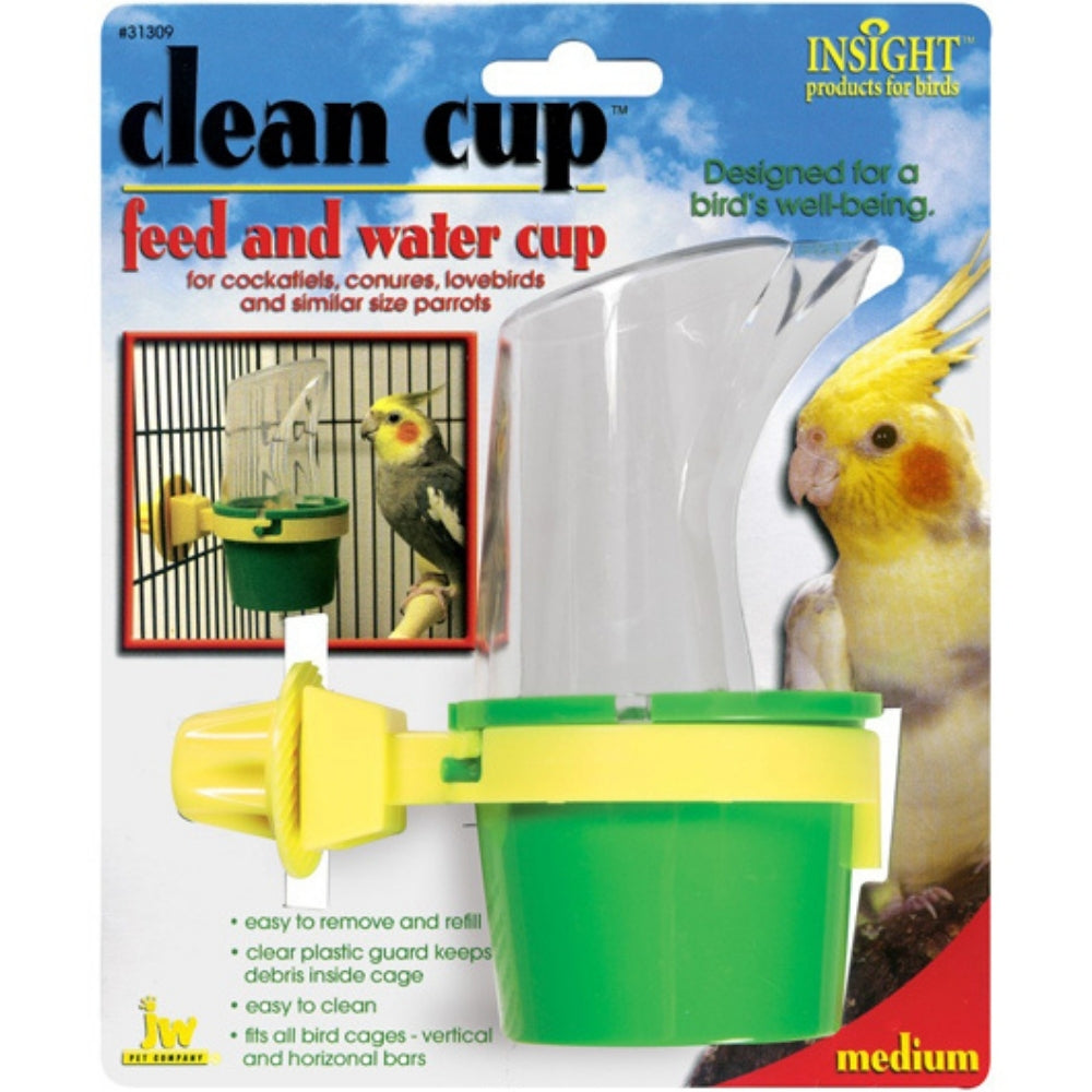 Clean Cup pour l'eau et la nourriture pour oiseaux - JW