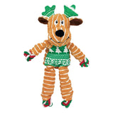 KONG Holiday Floppy Knots Reindeer, jouet des fêtes pour chien