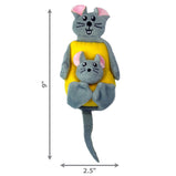 KONG Pull-A-Partz Cheezy souris jouet pour chat
