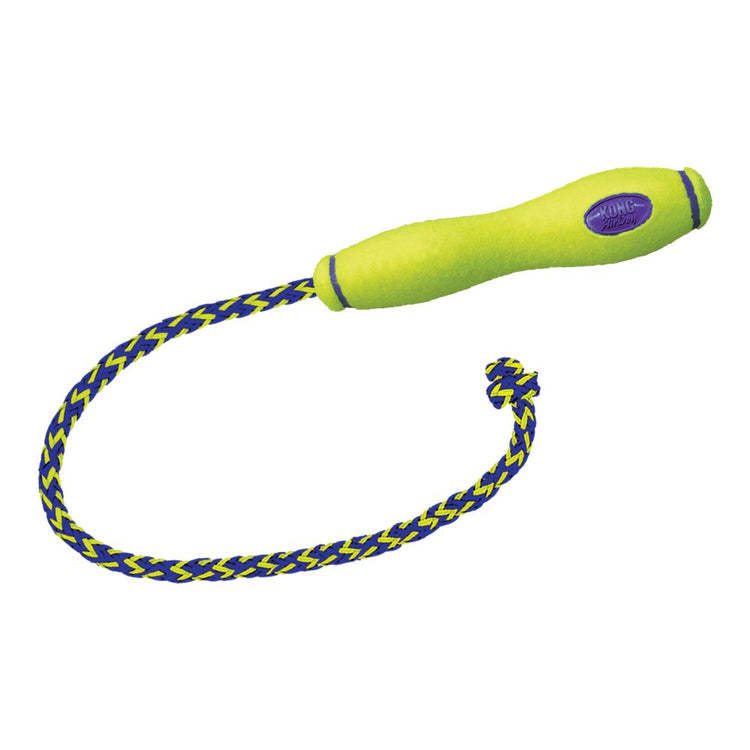 KONG Squeaker Airdog bâton avec corde jouet pour chien