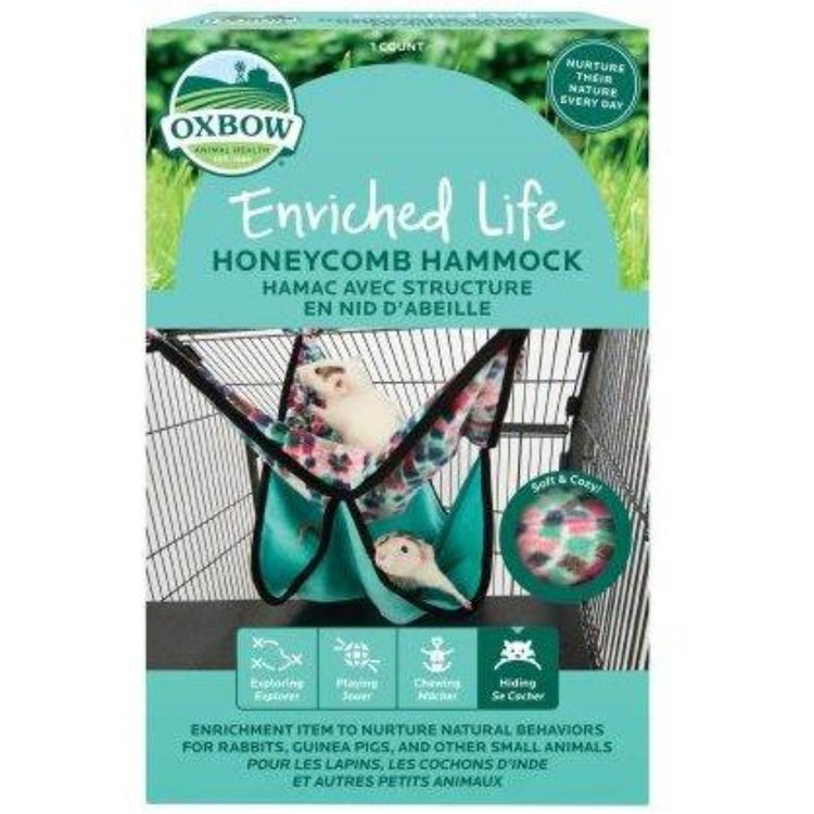 OXBOW Enriched Life, cachette pour rongeur, hamac avec structure en nid d'abeille