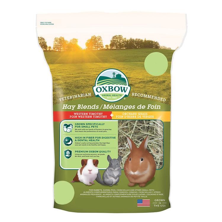 OXBOW, Hay Blends, Mélange de foin, Fléole des prés et herbe des vergers, Pour rongeur