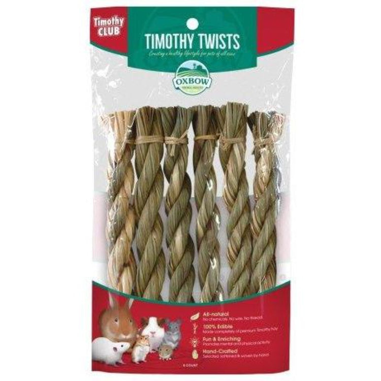 OXBOW Timothy CLUB twists, tortillon de foin Timothy