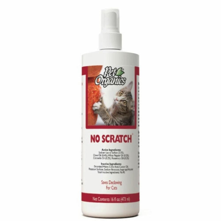 PET ORGANICS, No Scratch!, Dissuasif anti-griffades, Pour chat, 473ml