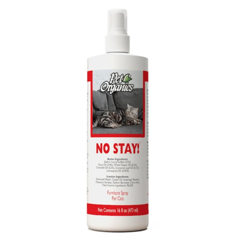 PET ORGANICS, No Stay!, Dissuasif pour zone indésirable, Pour chat, 473ml