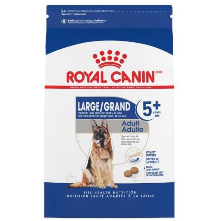 ROYAL CANIN Adulte 5+ Grand nourriture pour chien au poulet, 30 lb