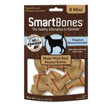 SmartBones Os alternatif aux os de cuir à mâcher pour chien avec du vrai beurre d'arachide - Mini