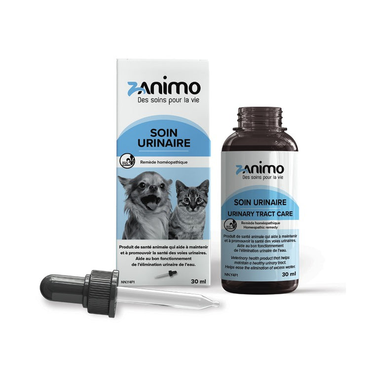 ZANIMO Soin Urinaire, gouttes homéopathiques pour chien et chat