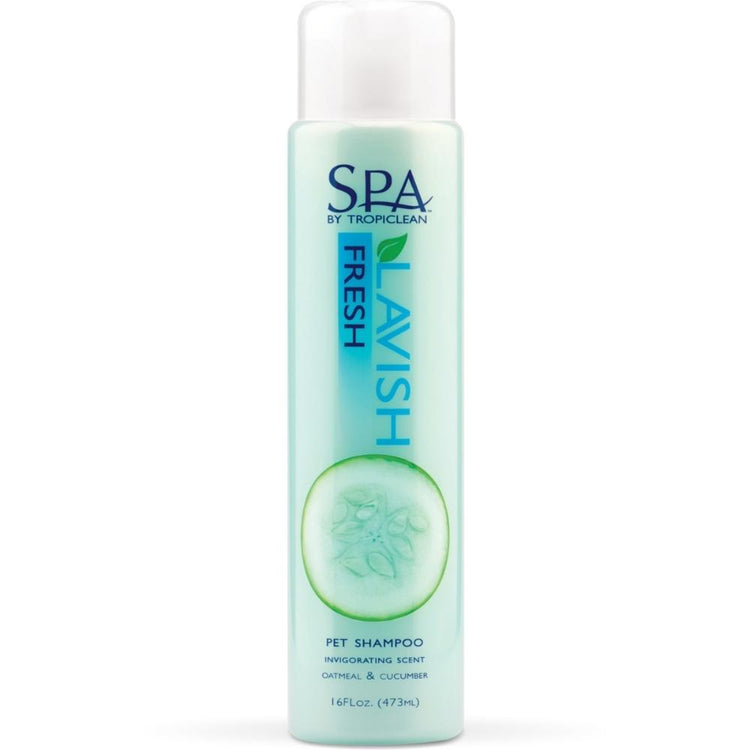 TROPICLEAN SPA Lavish Fresh, shampoing pour animaux aux concombres