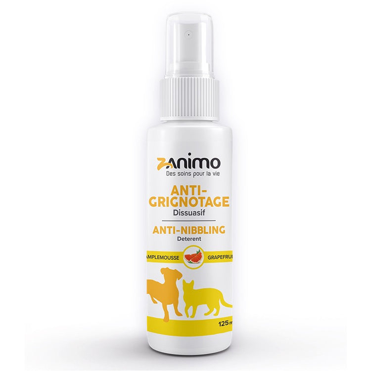 ZANIMO Dissuasif avec extrait de pamplemousse - Anti-Grignotage pour chien et chat