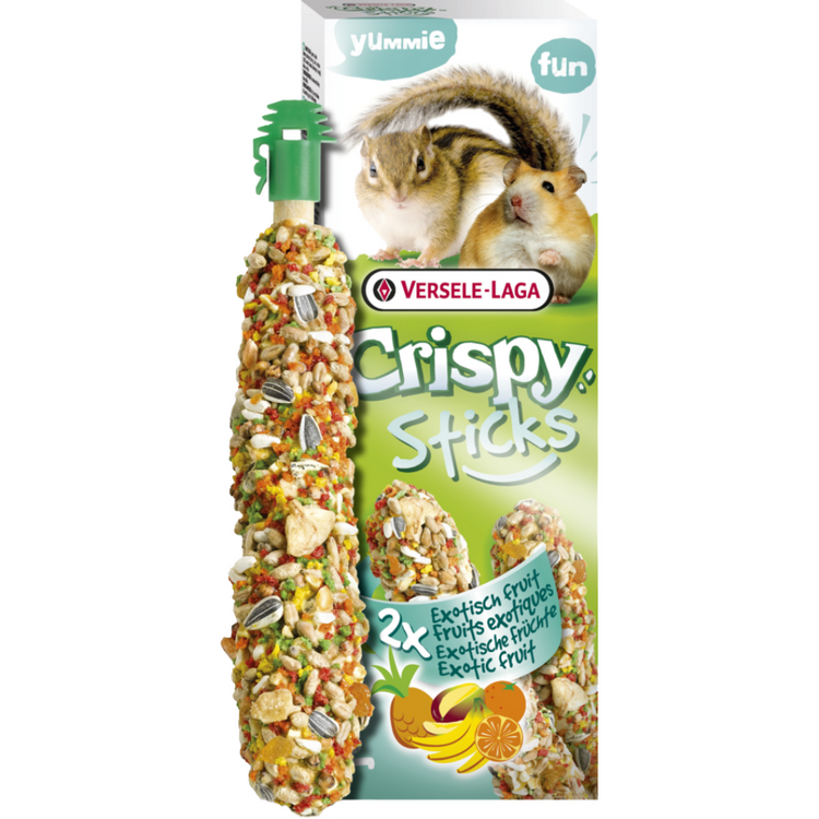 VERSELE-LAGA Crispy Sticks Fruits Exotiques friandise pour hamster et écureuil