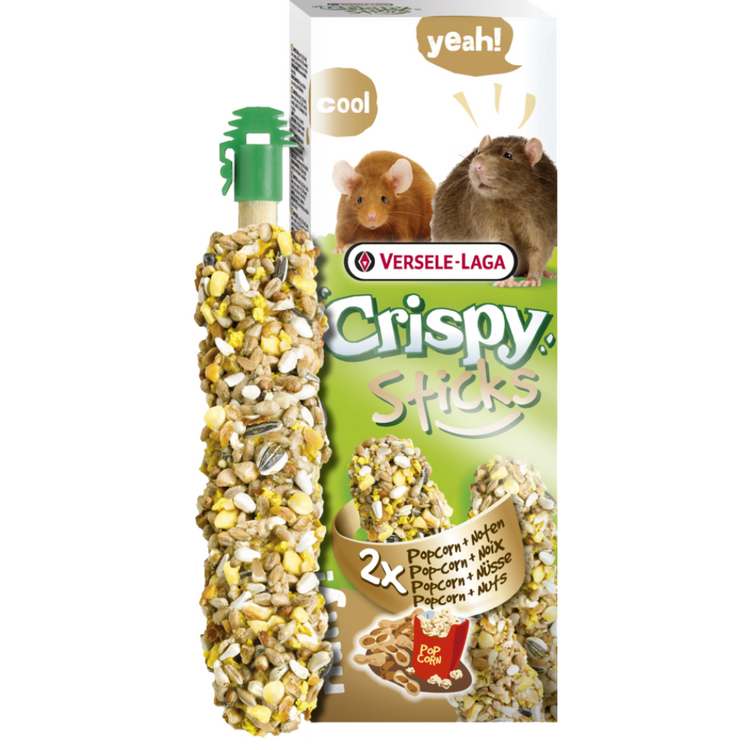 VERSELE-LAGA Crispy Sticks Pop-corn + Noix friandise pour souris et rat