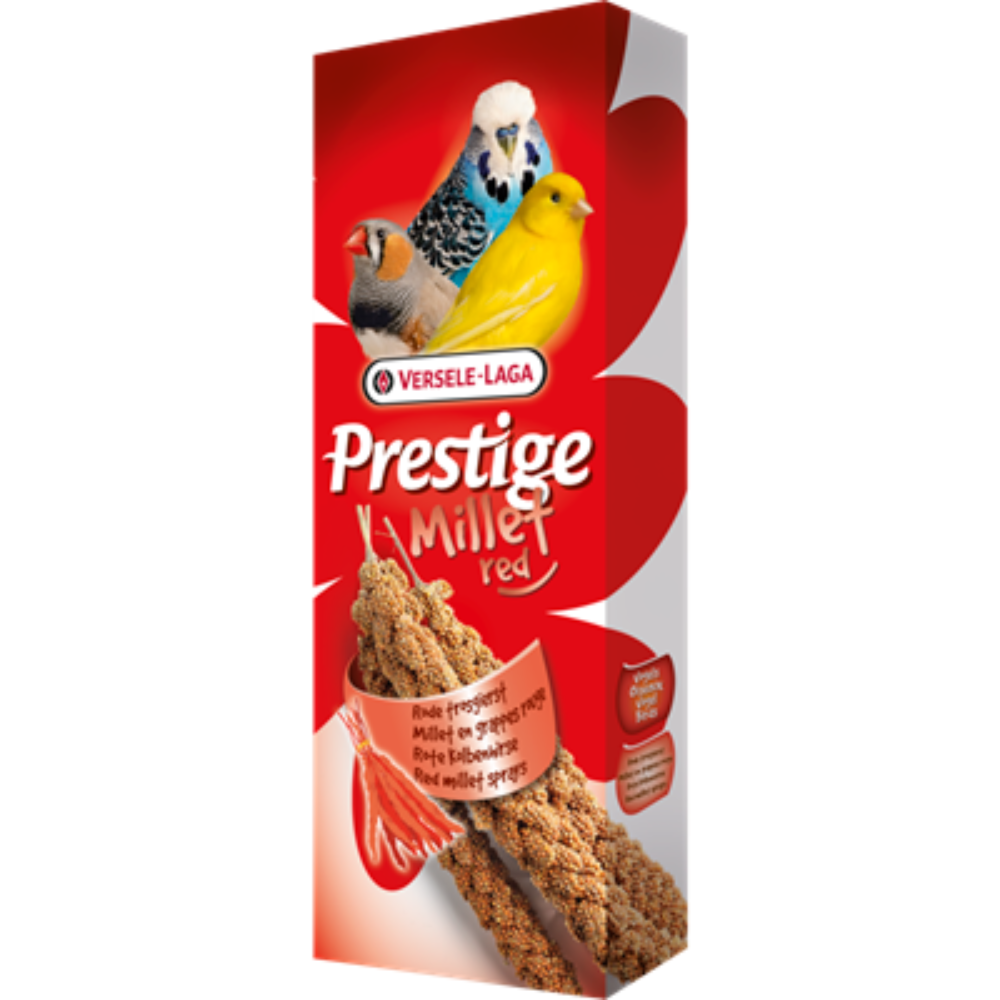 Versele Laga - Prestige Millet en Grappes Rouge pour Oiseaux - 100g