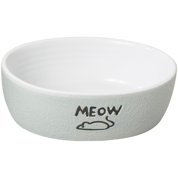 SPOT NANTUCKET, bol gris pour chat en céramique