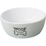 SPOT NANTUCKET, bol gris pour chien en céramique