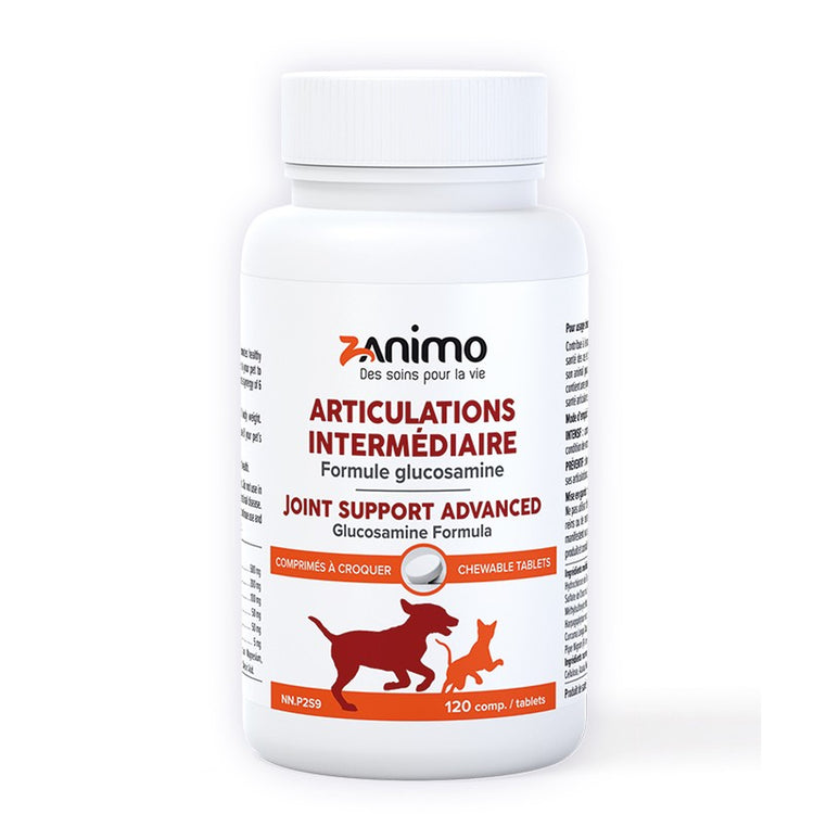 ZANIMO Articulations - Intermédiaire à 6 ingrédients actifs pour chien et chat