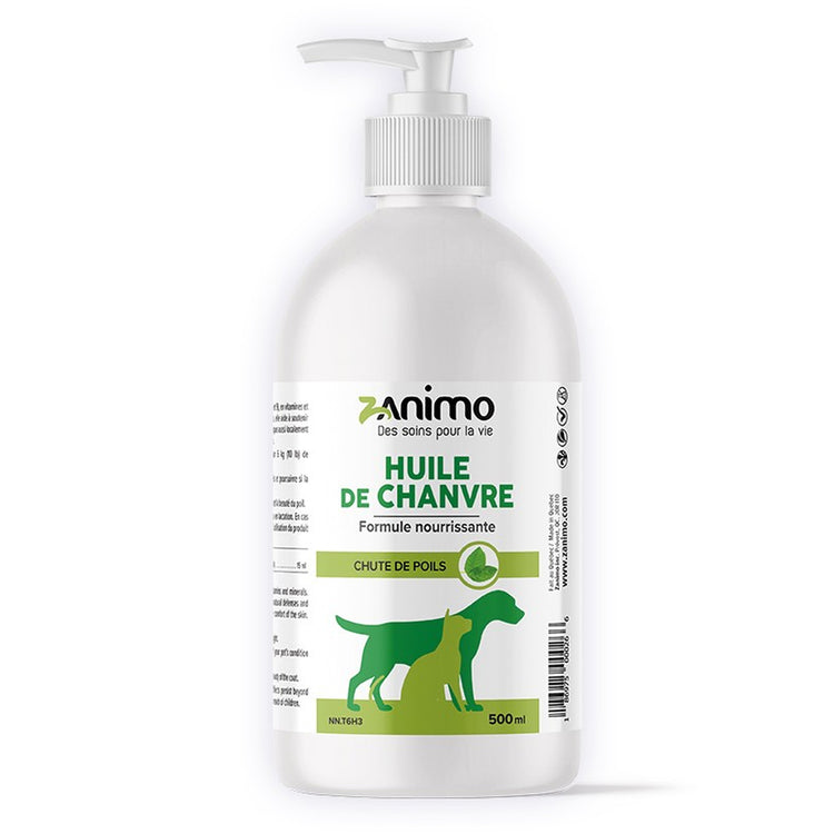 ZANIMO Antioxydant protecteur - Huile De Chanvre pour chien, chat et cheval